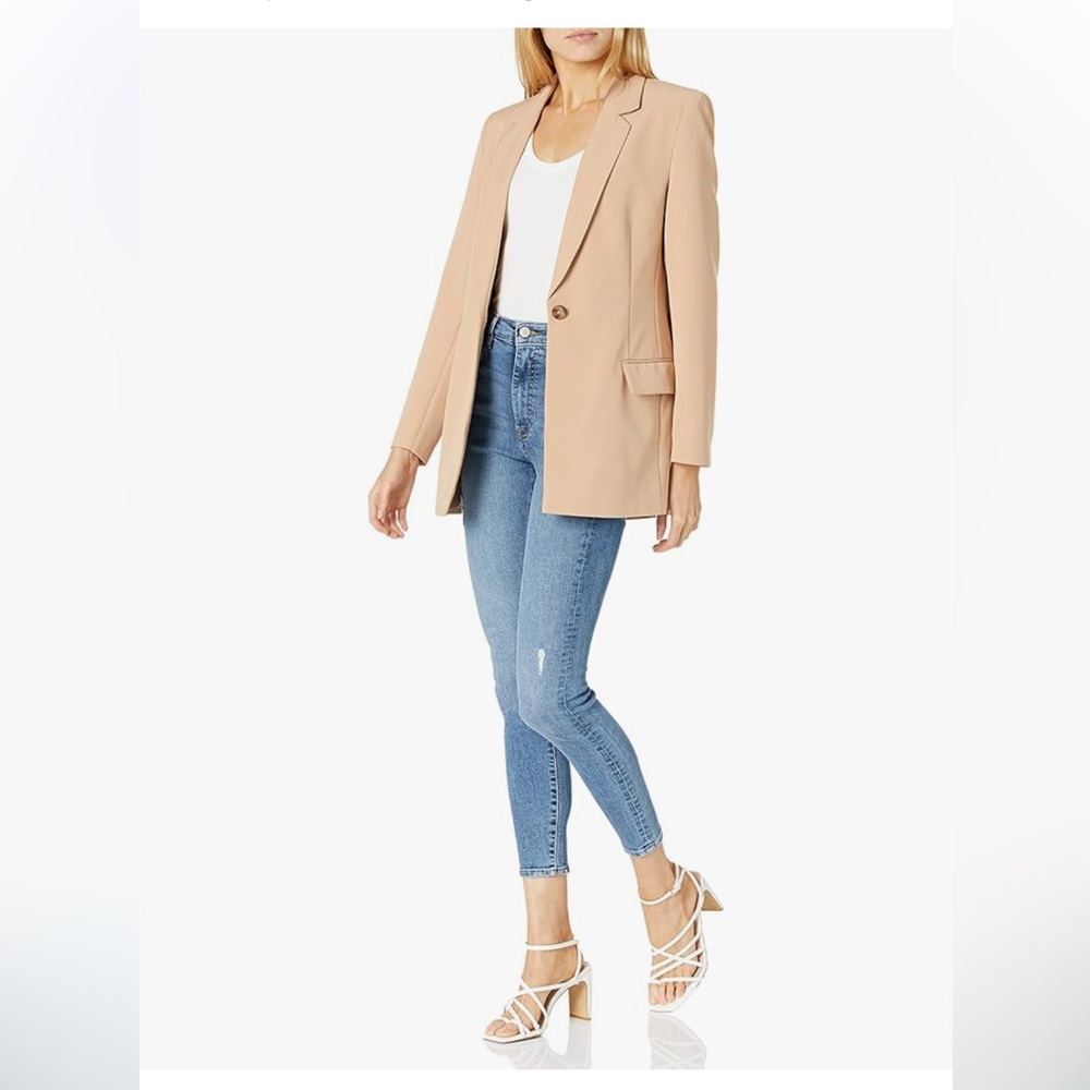 NWT The Drop Blazer in Praline